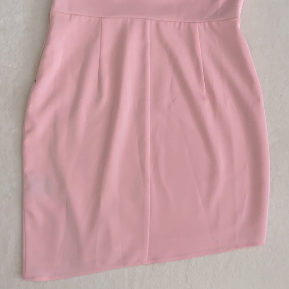 {Revolve} NBD x NAVEN | Mona Asymmetrical One Shoulder Mini Dress Lotus Pink (M) - Picture 14 of 16